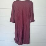 Soft Surroundings Women’s Large Mauve 3/4 Sleeve Dress Photo 3