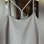 Lululemon  Power Y Tank top Luon Tonka Striped Heathered Slate White Photo 2