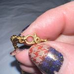 Monet  Vintage signed Children’s (12”) Gold Tone with Rhinestone Necklace‎ Photo 4
