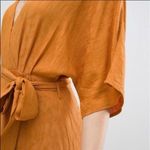 Honey Belle ✨ Floral Wrap Front Maxi Sz Large Orange Dress✨ Photo 5