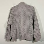 Abercrombie & Fitch Women's Mint Green Cable Knit Open Front Cardigan Size S Photo 7