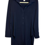  Blouse Women's Size Medium Button Down Business Office Chicos 1 Blue Photo 0