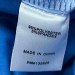 superdown  Women's Blue High Waisted Ruched Straight Leg Trousers Pants Size M Photo 5