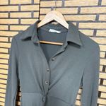 Showpo ‎ Olive Green Shirt Dress Size 6 Photo 2