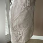 Rafaella Twill Cotton Skirt in Light Kaki. Photo 1