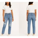 Levi's Levi’s 501® Distressed High-Rise Straight Jeans Light Wash W29 L28 Photo 1