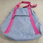 Columbia Womens Easy Out Mini Tote Shoulder Bag Blue Pink Nylon Zip Closure Logo Photo 13