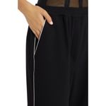 Dolce & Gabbana Kim Kardashian Straight Wool Pants Black Size EU40 Piping Runway Photo 4