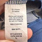 Gilli Blue and White Maxi Skirt/Dress No Wrinkle, Stretchy, Pull On Size L Photo 6