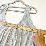 Lucky Brand Boho flowy Tank Top SMALL Pleated in Allure gray sleeveless NEW Photo 5