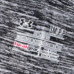 Under Armour  Gray heat gear semi Fitted Short Sleeve T-Shirt top Photo 2