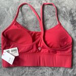 Lululemon  Flow Y Nulu Longline Bra - Size 10 - Persian Red Photo 1