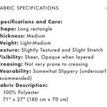 VOILE CHIC Premium Chiffon Aegean Hijab Scarf For Women Blue Photo 1