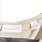 New York and Company Beige Sleeveless Dress Blouse Tan Size XS Photo 3