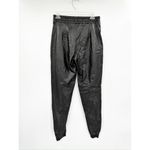 Spanx  Leather-Like Black Faux Leather Pull-On Jogger Pants Size S Photo 3