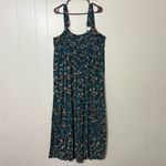 Natural Life  Eliza Turquoise Floral Maxi Dress Size XL Boho Tiered Flow Photo 8