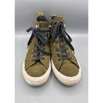 Converse ‎ Womens 8 Shoes All Star High Top Olive Green Suede Leather Sneakers Photo 1