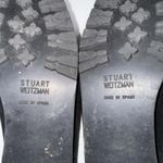 Stuart Weitzman 90s Y2K Vintage Block Heel Fur Zebra Chocolate Brown Mules Sz 8B Photo 9