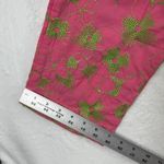 Lilly Pulitzer Vintage Womens Pink Green Floral Embroidered Cotton Pants Size 2 Photo 4