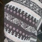 Loft Ann Taylor Patterned Flowy Tank Top// Gray, Purple, White // Size M Photo 4