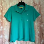 Prince And Fox  Aqua Green Logo Polo Shirt Photo 0