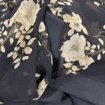 Marina Rinaldi Size 3X Black Floral 100% Silk Maxi Dress Event Cocktail 31 Italy Photo 6