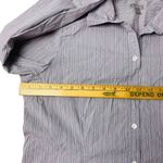 J.Jill Women’s Large Button Down Stripe Long Sleeve Shirt Polo Collar Top Photo 6