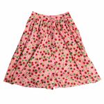 Modcloth Pink Strawberry A-Line Midi Skirt Size 6 Photo 1