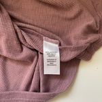 Maurice's 24/7 Solid Mauve Purple Hook & Eye Henley Tank Top Photo 9