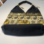 Handcrafted Elephant Shoulder Bag Boho Hippie Hobo Purse Embroidered Artisan Photo 6
