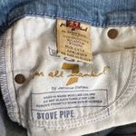 7 For All Mankind Vintage Stove Pipe Jeans by Jerome Dahan Made in USA Sz 27 Photo 5