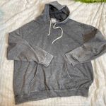 POOF‎ Faded Grey Pullover Hooded Sweatshirt Small Gray Photo 0