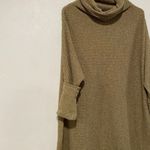 Free People  We The Free Uptown Pullover Tunic Sweater Olive Green Size Small Photo 4