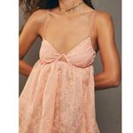 For Love & Lemons  Frances Cutout Eyelet Mini Dress, Orange, XS Photo 4