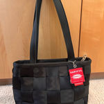 Harveys Black Checkered Tote Photo 0