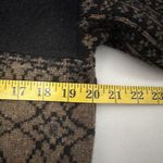 Icelandic Design Sweater 100% Wool 1/4 Zip cardigan Black Floral Embroidery M Size M Photo 9