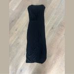 all saints black muse high slit maxi dress Photo 1