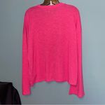 Juicy Couture  Plastisol Bell Sleeve Sweater in Dragon Fruit Size Large Photo 6