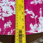 dressbarn Pink and White Floral Midi Dress Size 12 Photo 7