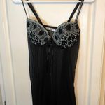 Delicates  black intimate bra lingerie top with embroidery Photo 1