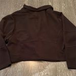 Torrid  Women's Black Knit Moto Jacket Size 6 Full Zip Short Motorcycle Style Photo 12