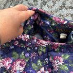 Vintage Just In Thyme LTD Cropped Quilted Button Down Top Purple 16 Photo 5