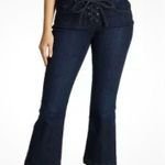 frame denim FRAME LE CROP MINI BOOT LACE UP JEANS SIZE 25 Photo 1