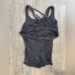 Lululemon  Wild Tank-Heathered Black / Black- Size 6 Photo 3
