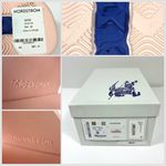 Burberry Dive Embossed Check Pool Slide Sandals Pink Gloss 38 8 NEW Photo 15