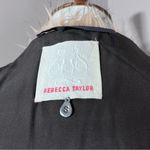 Rebecca Taylor  Faux Fur Glam Vest Silk Lined Size S Photo 6