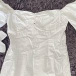 Revolve MORE TO COME Amora Bow Mini Dress in White Photo 7
