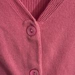Anne Klein Anne Klein Silk blend pink cardigan. Size medium. Photo 3