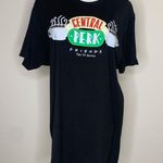 FRIENDS Central Perk T Shirt Black Cup TV Show Sz Large Green Photo 0