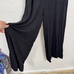 Free People Beach Black Wide Leg Jumpsuit Womens XS Casual Summer Lagenlook Photo 3